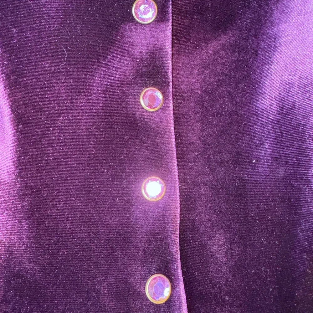 Girls Velvet Purple Twirl Dress